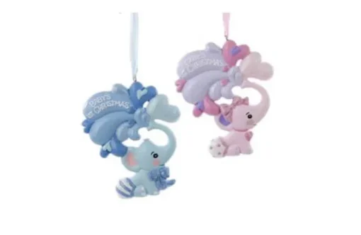 Baby'S First Christmas Elephant: Boy