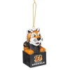 Cincinnati Bengals Mini Tiki Ornament