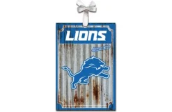 Detroit Lions Metal Corrugate