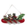 Family Of 3 Bear In A Canoe