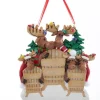 Family Of 5 Moose In Chairs