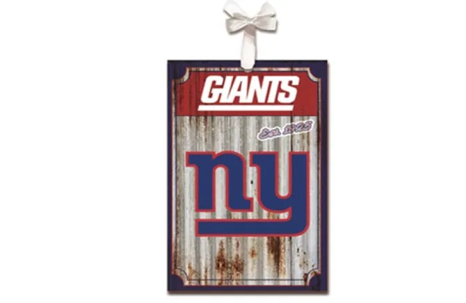 New York Giants Metal Corrugate