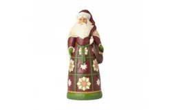 Santa With Satchel Statue