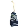Seattle Seahawks Mini Tiki Ornament