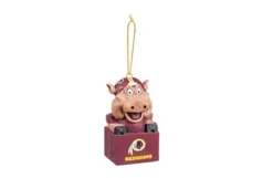 Washington Redskins Mini Tiki Ornament