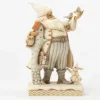 White Woodland Santa With Birdhouse